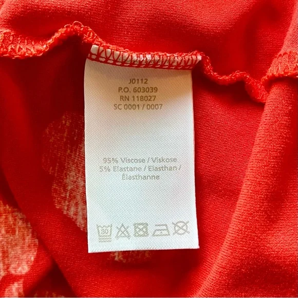 Boden Floral Orange Dress - Picture 15 of 16